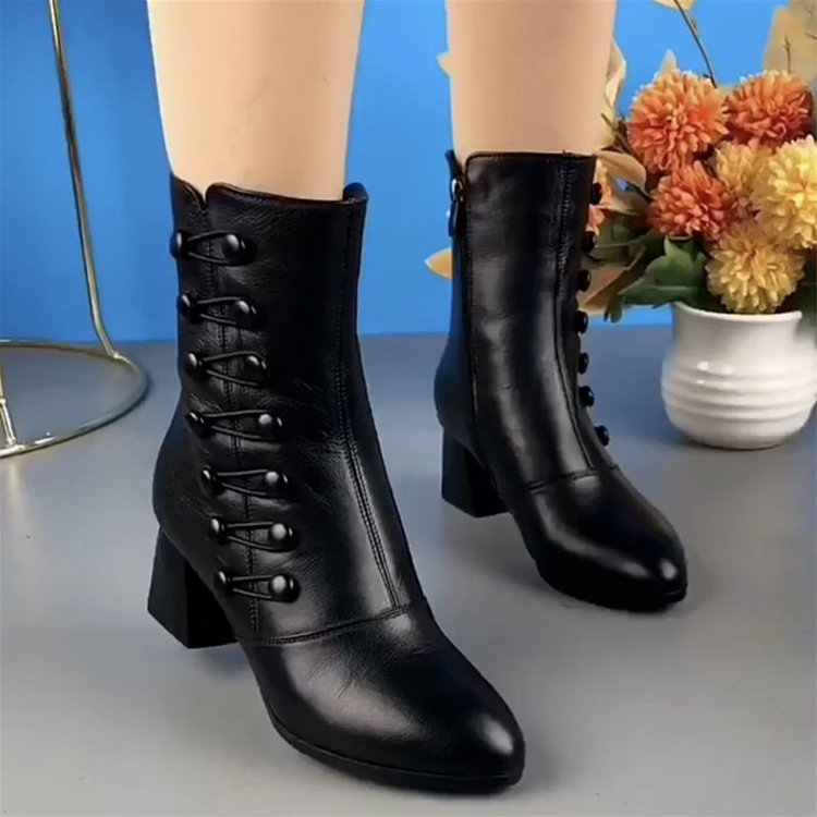 Mid calf fashion sales boots