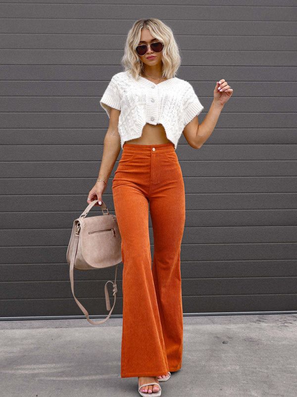 Red Corduroy Pants Outfits For Women (6 ideas & outfits)