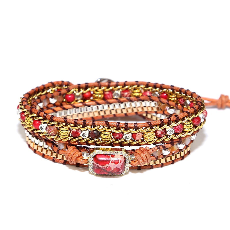 Multi-Layer Woven Bohemian Bracelet in 2 Colors - Wazzi's Wear