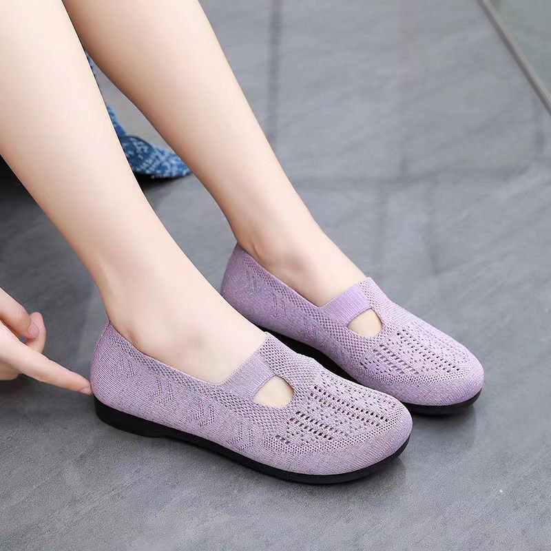 Women Light Breathable Slip-On Mesh Loafers