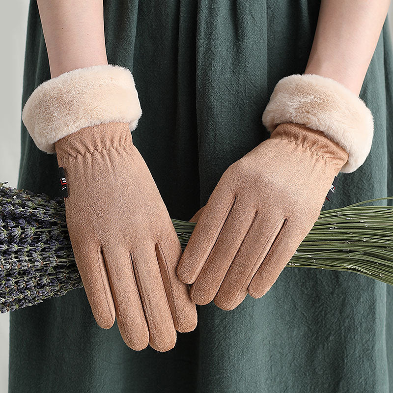 Women's Fleece-Lined Touch Screen Gloves