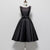 Women’s Black Hepburn Style Elegant Backless Dress S-XXXL | Wazzi's Wear