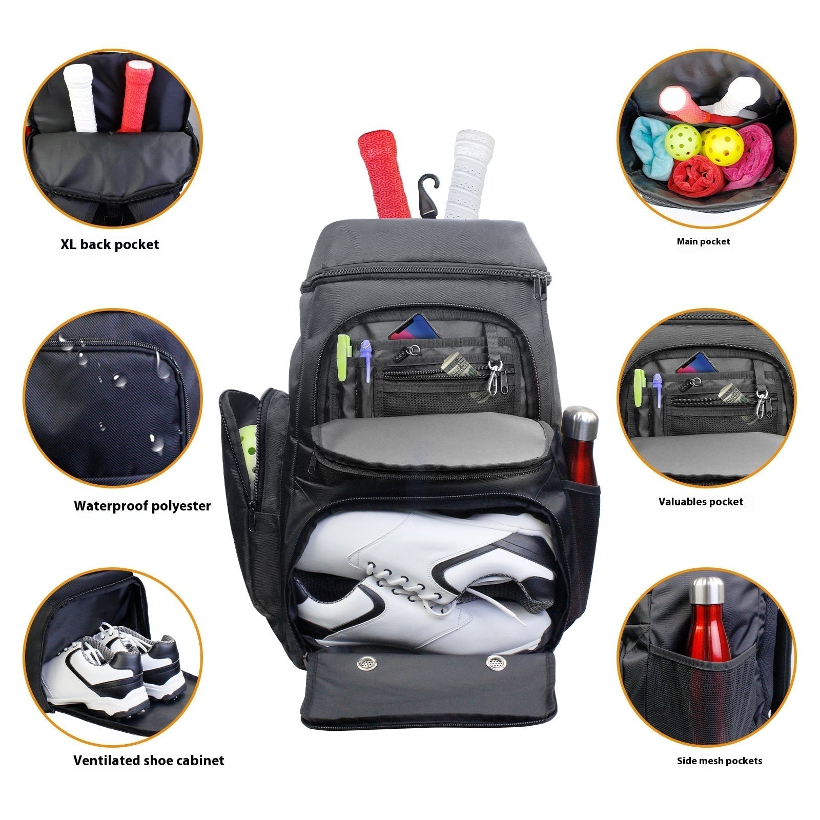 Large Capacity Sports Backpack Gym Bag