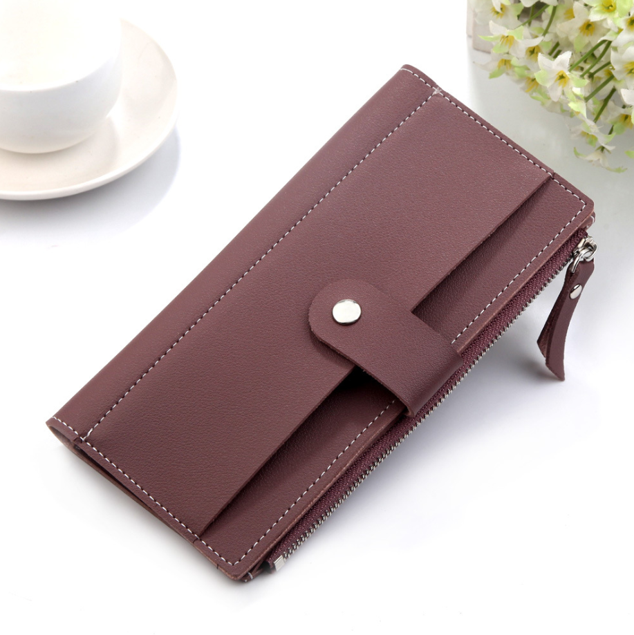 Women’s Three Fold Clutch Wallet in 6 Colors - Wazzi's Wear