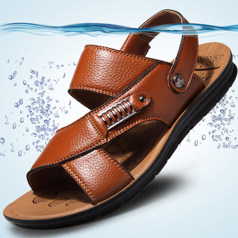 Men's Leather Sandals in 3 Colors - Wazzi's Wear