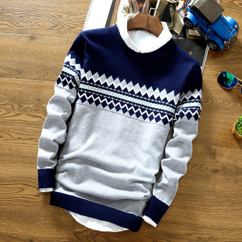 Men’s Long Sleeve Wool Sweater