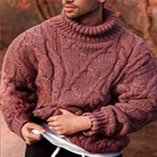 Load image into Gallery viewer, Men’s Long Sleeve Turtleneck Knit Sweater in 4 Colors S-XXL - Wazzi&#39;s Wear