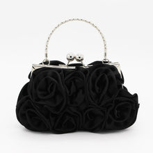 Load image into Gallery viewer, Women’s Silk Rose Clutch Hand Bag in 5 Colors - Wazzi&#39;s Wear