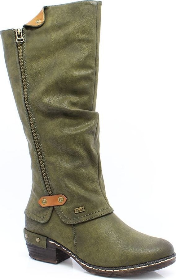 Women’s Wedge Heel Knee High Boots in 5 Colors - Wazzi's Wear