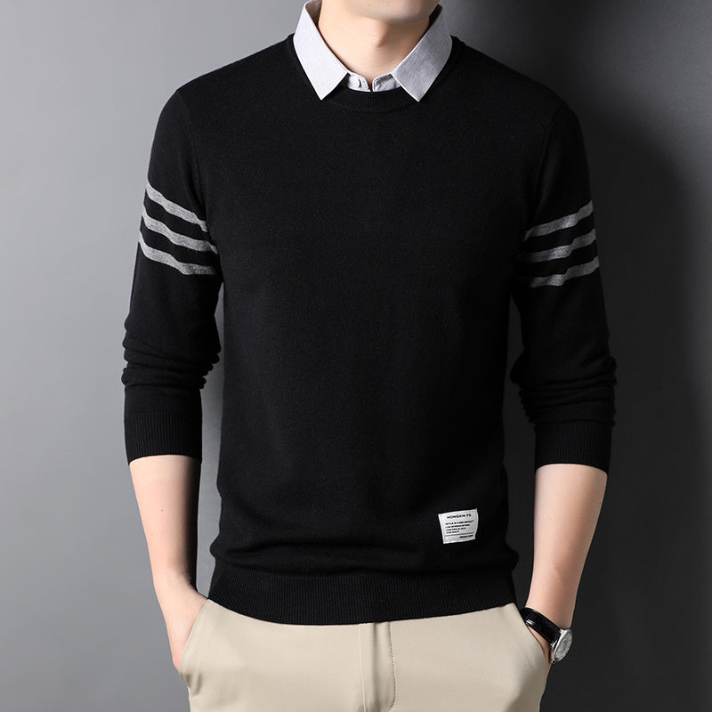 Winter Crew Neck Trend Men's Sweater Tops