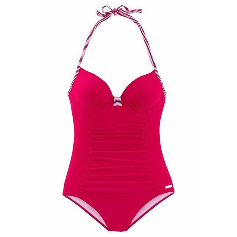 Women’s Push-Up One Piece Swimsuit in 3 Colors S-XL - Wazzi's Wear