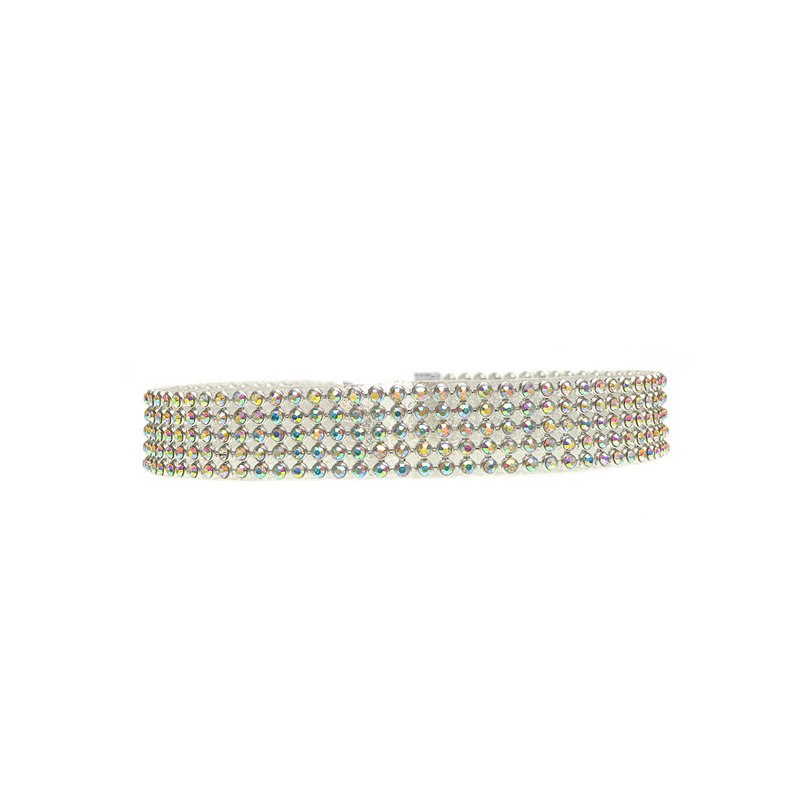 Women’s Crystal Rhinestone Choker Necklace - Wazzi's Wear