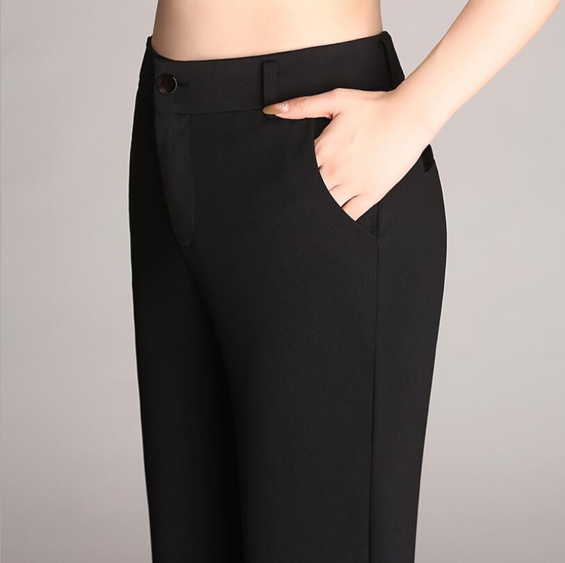 Women's High Waist Slim Fit Pants with Pockets in 3 Colors XS-4XL - Wazzi's Wear