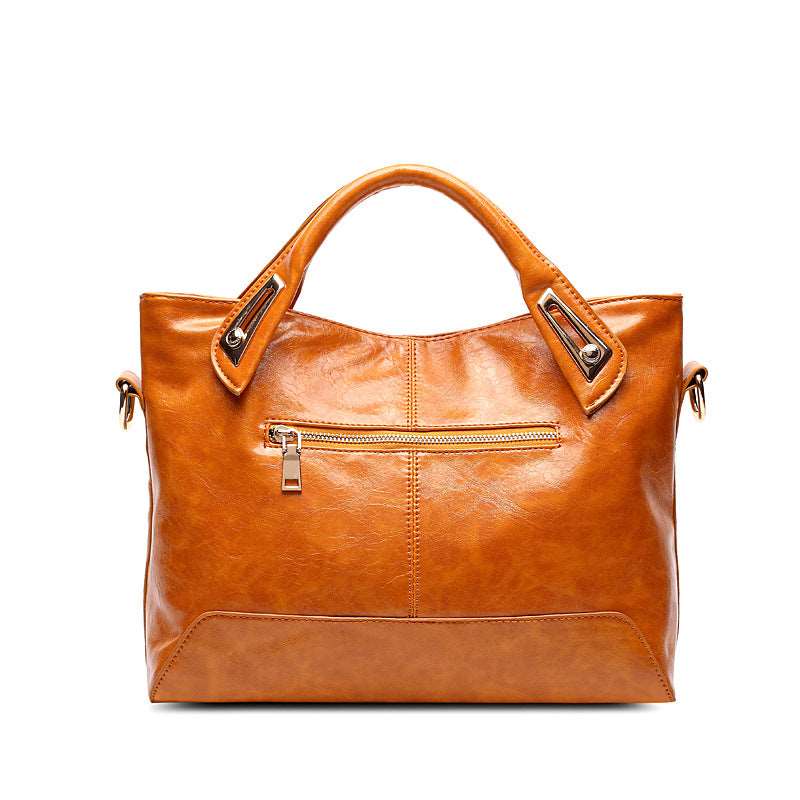 Women’s Leather Handbag with Adjustable Shoulder Strap