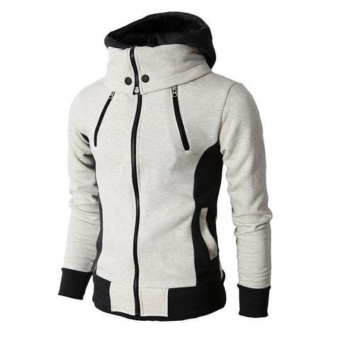 Men's Zip Up Hooded Sweatshirt Jacket in 4 Colors S-XXXL - Wazzi's Wear