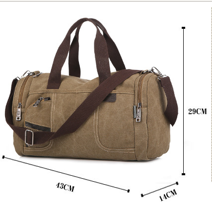 Men’s Large-Capacity Canvas Tote in 3 Colors - Wazzi's Wear