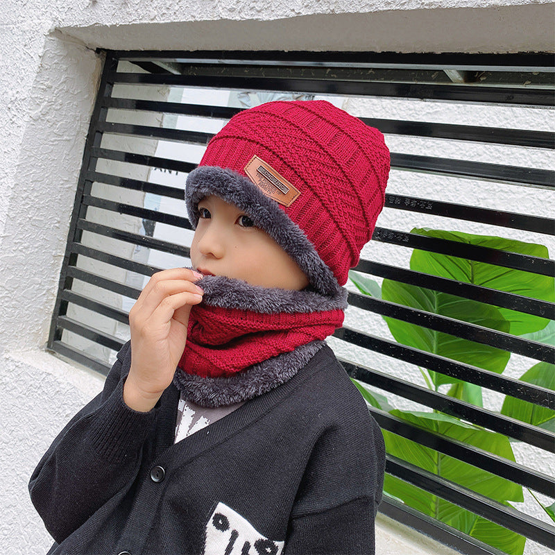 Unisex Fleece-Lined Toque with Matching Neck Warmer