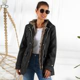 Women's Fur-Lined Hooded Jacket