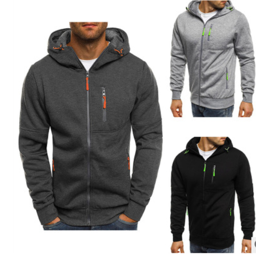 Men Hoodie Cotton Jacket - Wazzi's Wear