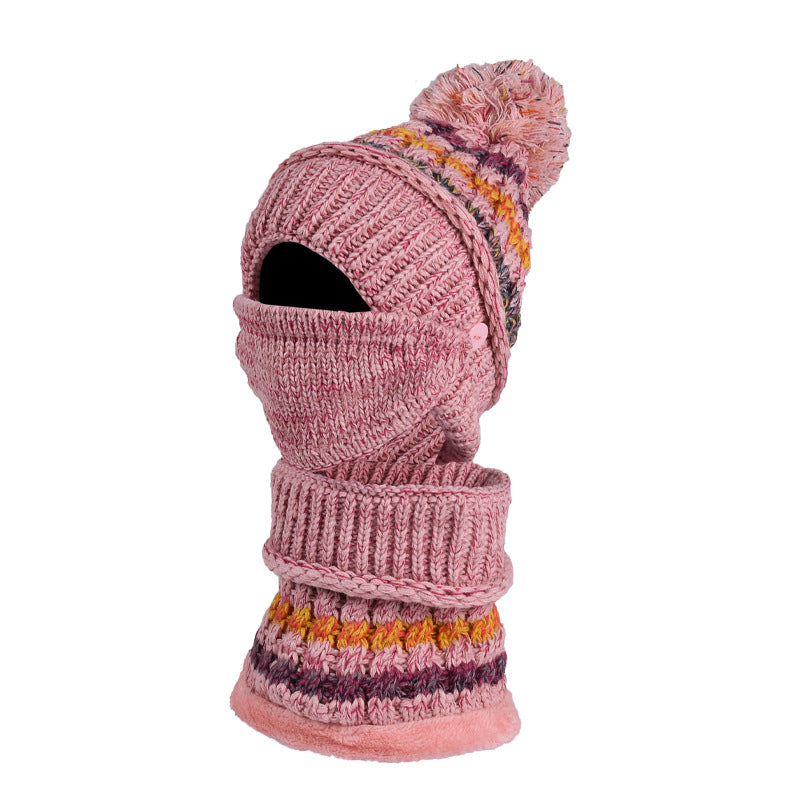 Women's Knit Toque with Matching Neck Warmer in 6 Colors - Wazzi's Wear