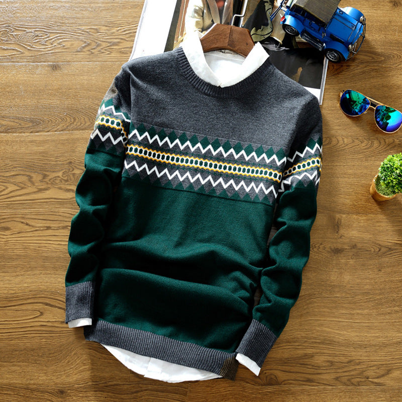 Men’s Long Sleeve Wool Sweater