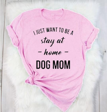 Load image into Gallery viewer, Women’s Dog Mom Short Sleeve Top in 5 Colors S-XXXL - Wazzi&#39;s Wear