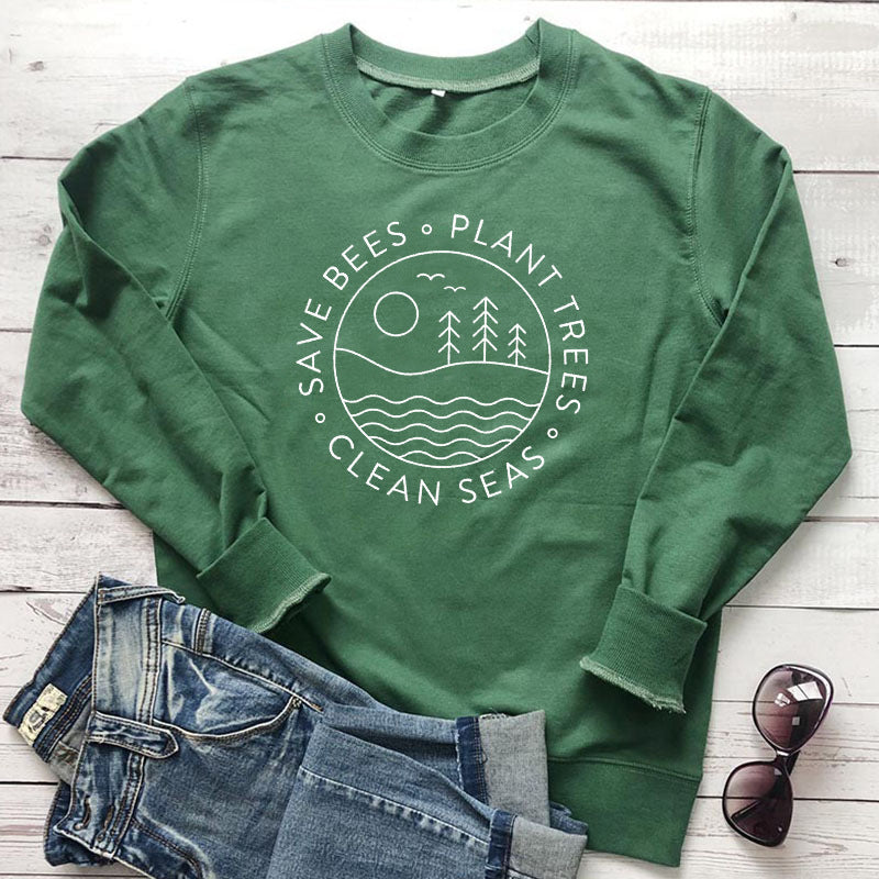 Women's Save the Earth Pullover Sweatshirt