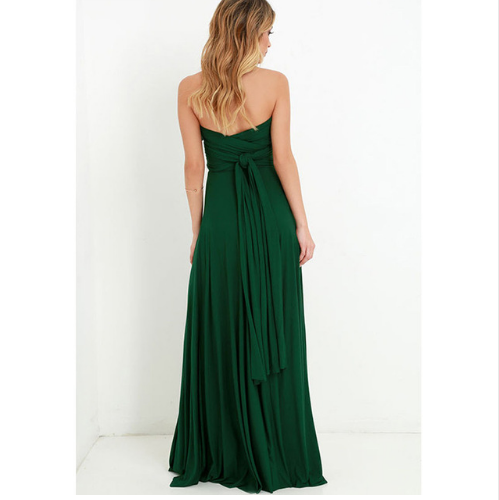 Women’s Sleeveless V-Neck Maxi Dress with Open Back in 21 Colors S-XL - Wazzi's Wear