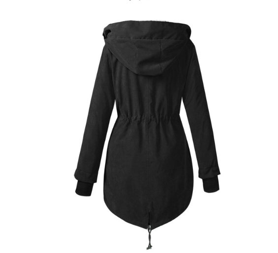 Women’s Long Sleeve Hooded Jacket in 2 Colors S-XXL - Wazzi's Wear