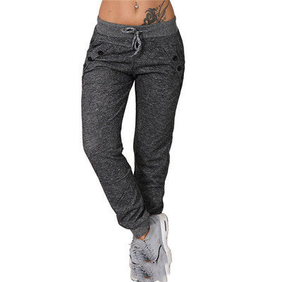 Women’s Joggers with Drawstring and Pockets in 2 Colors S-5XL - Wazzi's Wear