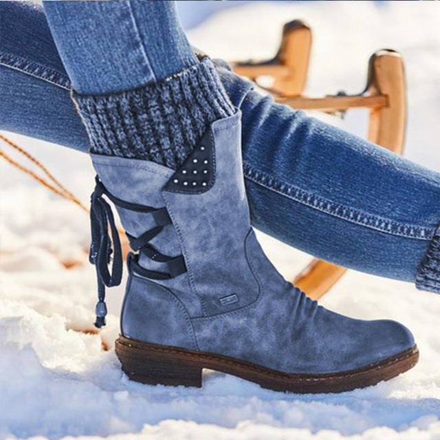 Women’s Mid-Calf Snow Boots in 6 Colors - Wazzi's Wear