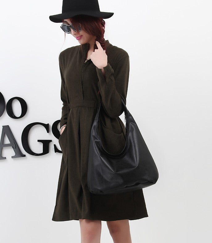 Women’s Black Hand Shoulder Bag - Wazzi's Wear