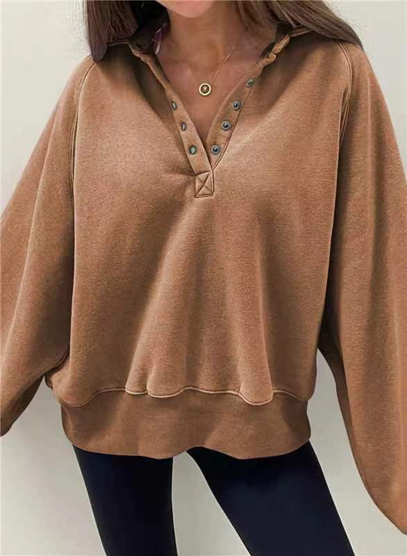 Women's Fashionable Sporty Drop-Shoulder Pullover Jacket