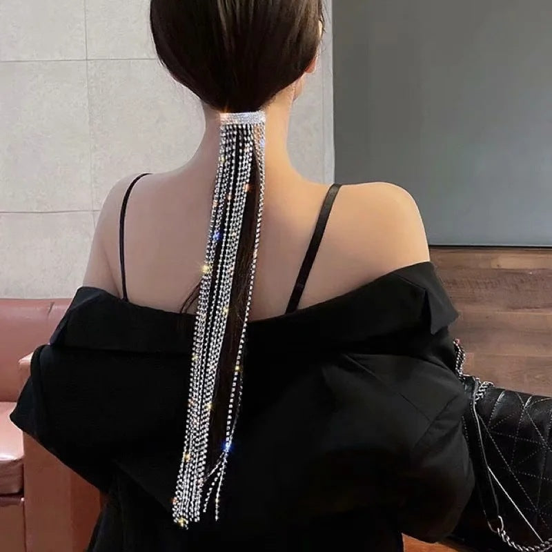 Women's Diamond Tassel Hair Accessory - Wazzi's Wear