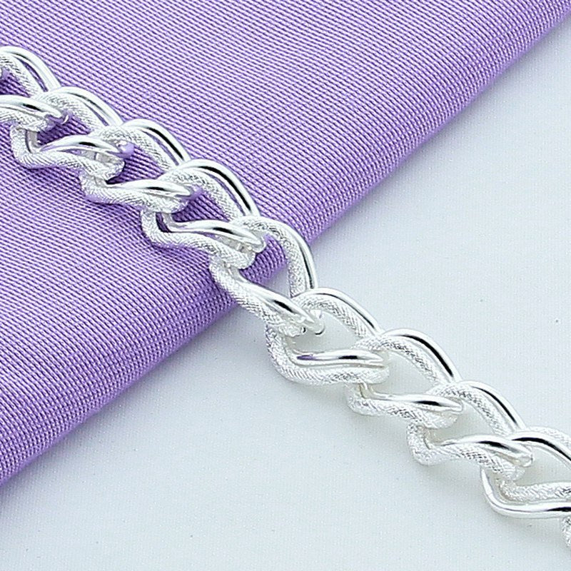 Unisex Silver Plated Copper Bracelet - Wazzi's Wear