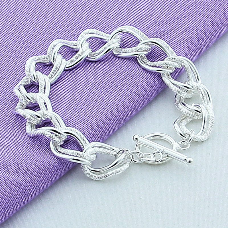 Unisex Silver Plated Copper Bracelet - Wazzi's Wear