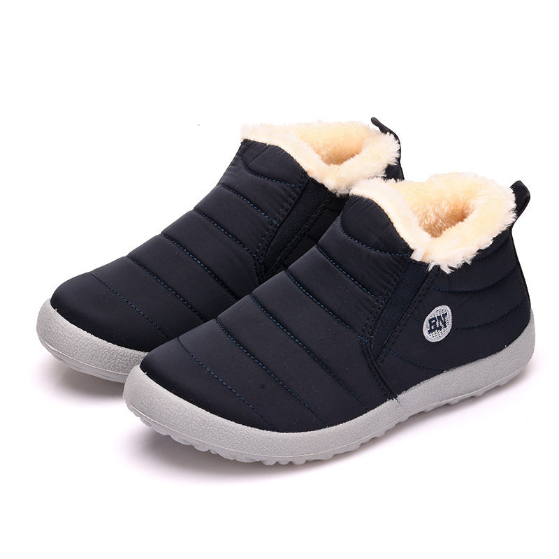 Unisex Waterproof and Lightweight Plush Quilted Ankle Boots