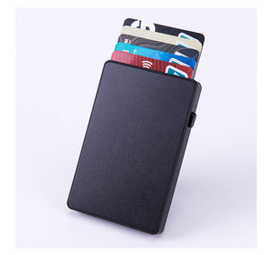 Automatic Pop-Up Side Press Credit Card Case in 6 Colors - Wazzi's Wear