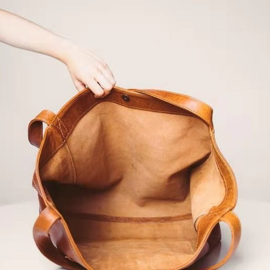 Women’s Large Capacity Tote Shoulder Bag in 4 Colors - Wazzi's Wear