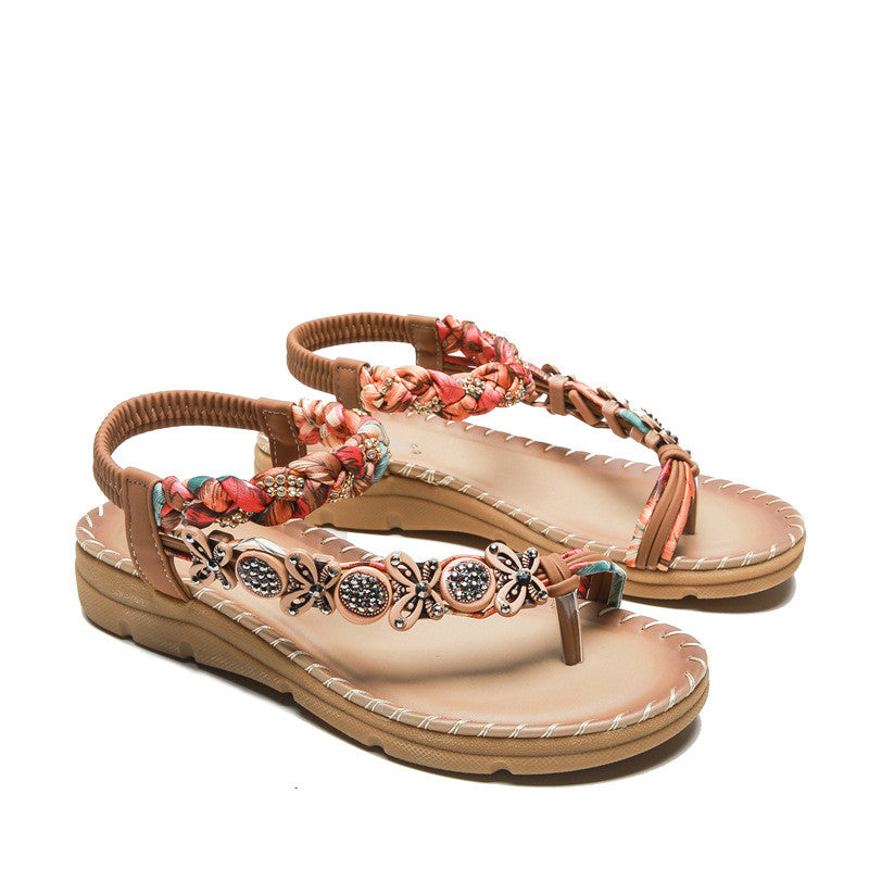 Women’s Bohemian Beach Sandals in 3 Colors - Wazzi's Wear