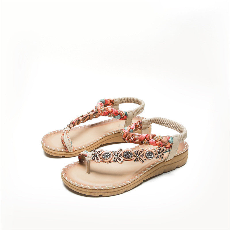 Women’s Bohemian Beach Sandals in 3 Colors - Wazzi's Wear