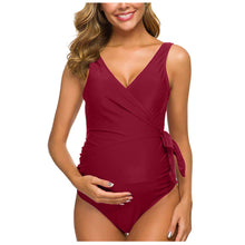 Load image into Gallery viewer, Women’s Maternity One Piece Swimsuit in 5 Colors M-3XL - Wazzi&#39;s Wear