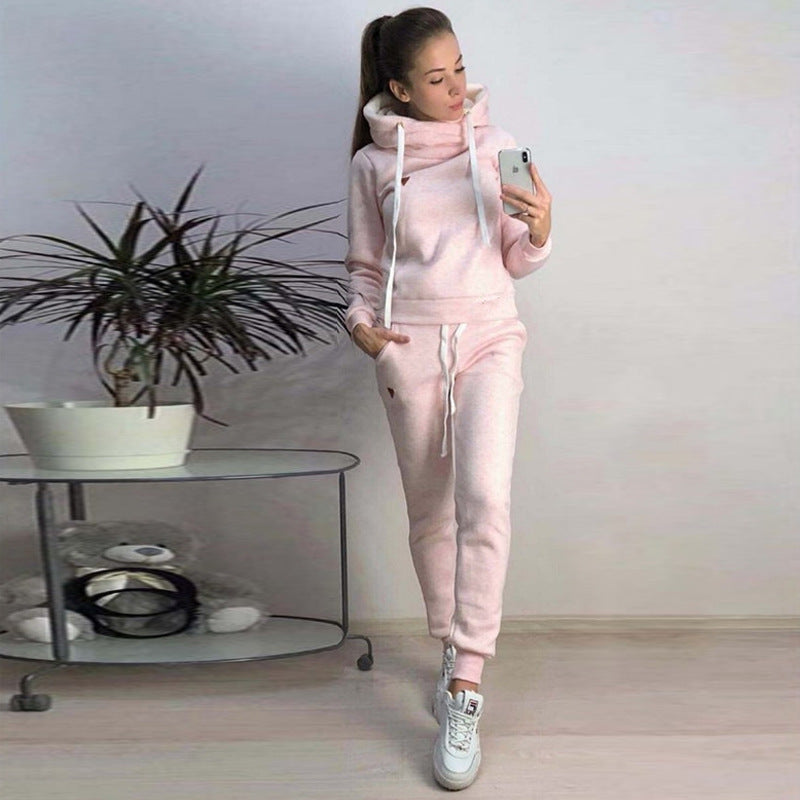 Women’s Solid Colour Fleece-Lined Sweatsuit