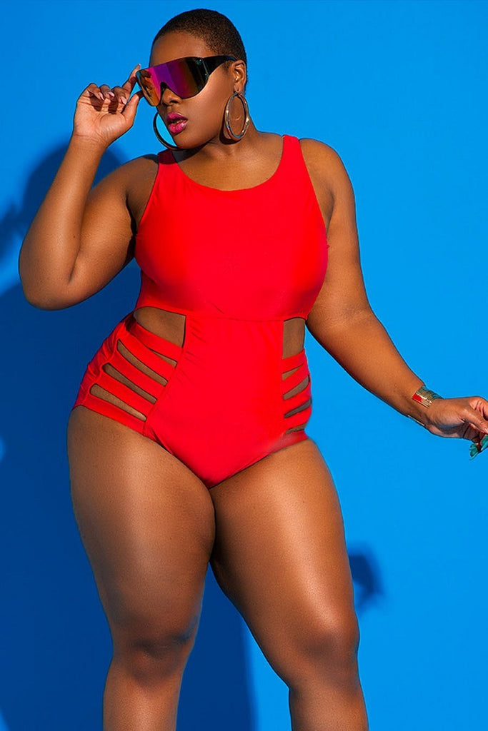 Women's Plus Size Swimsuit in 7 Colors XL-4XL - Wazzi's Wear