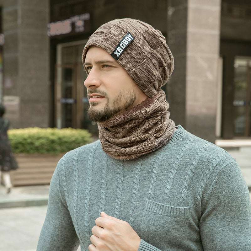 Knit Wool Hat with Matching Neck Warmer in 10 Coolers - Wazzi's Wear