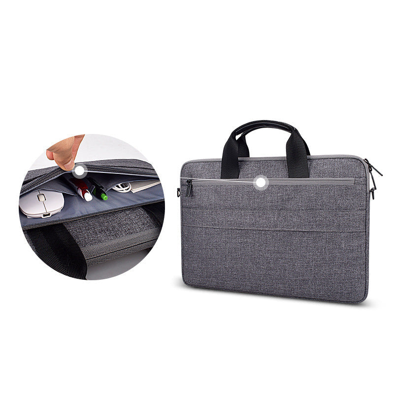 Multi-Compartment Men’s Briefcase Laptop Bag