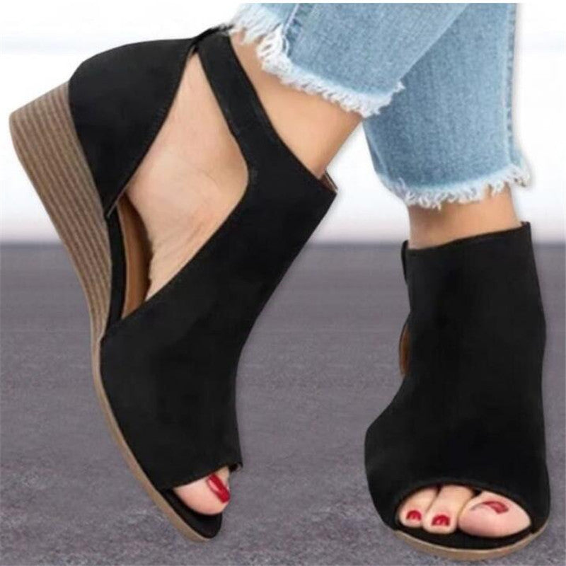 Women’s Wedge Heel Roman Sandals in 3 Colors