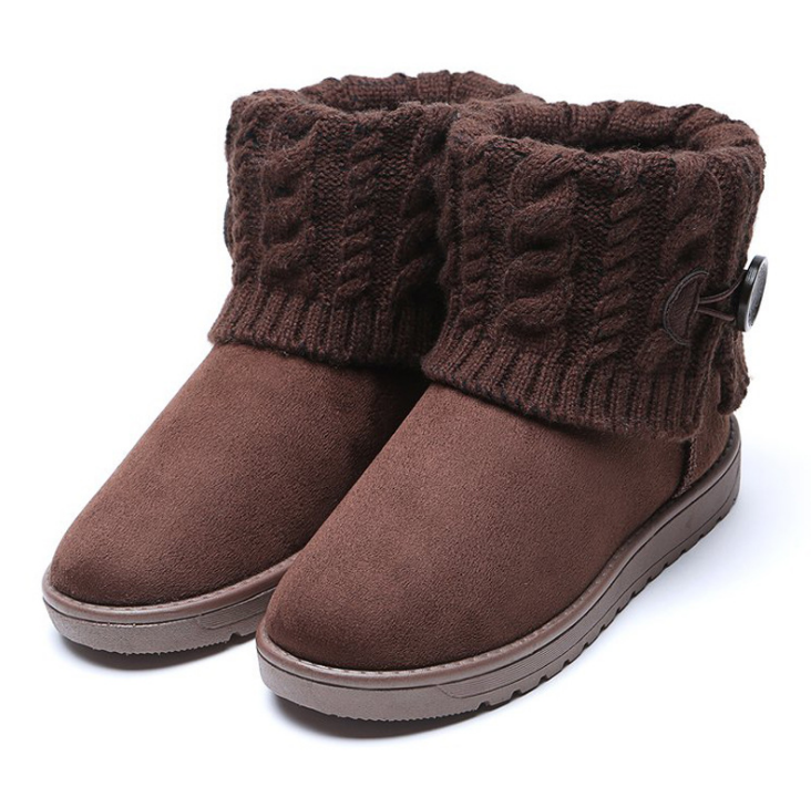 Women’s Wool Lined Ankle Length Snow Boots in 6 Colors - Wazzi's Wear