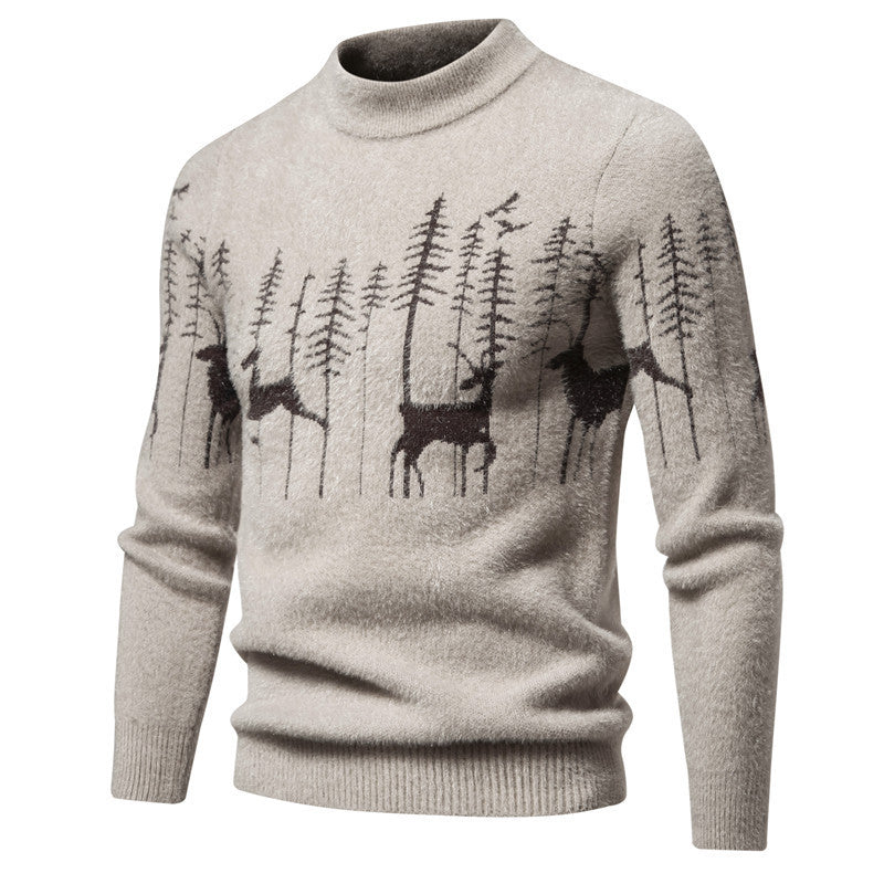 Men’s Round Neck Pullover Christmas Sweater