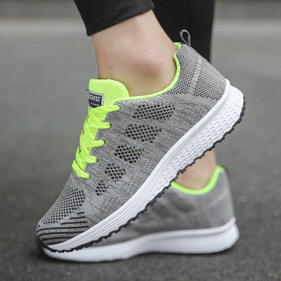 Women’s Breathable Non-Slip Flying Woven Running Shoes